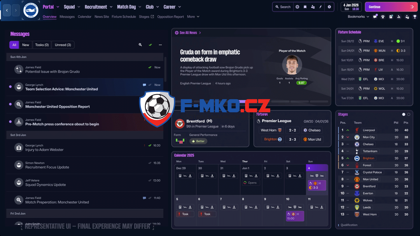Představení portálu-Football-Manager-2026-CZ-FMKO-CZ
