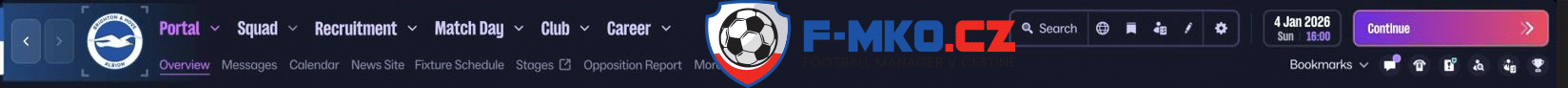 Navigace vaše cesta k vítězství-Football-Manager-2026-CZ-FMKO-CZ