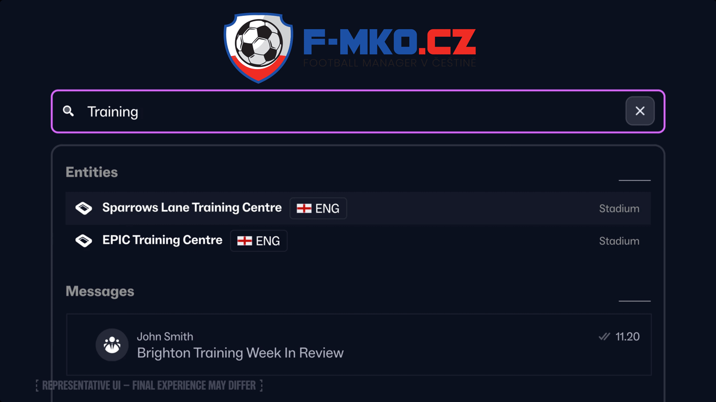 Navigace vaše cesta k vítězství-vyhledávání-Football-MAnager-2026-CZ-FMKO-CZ