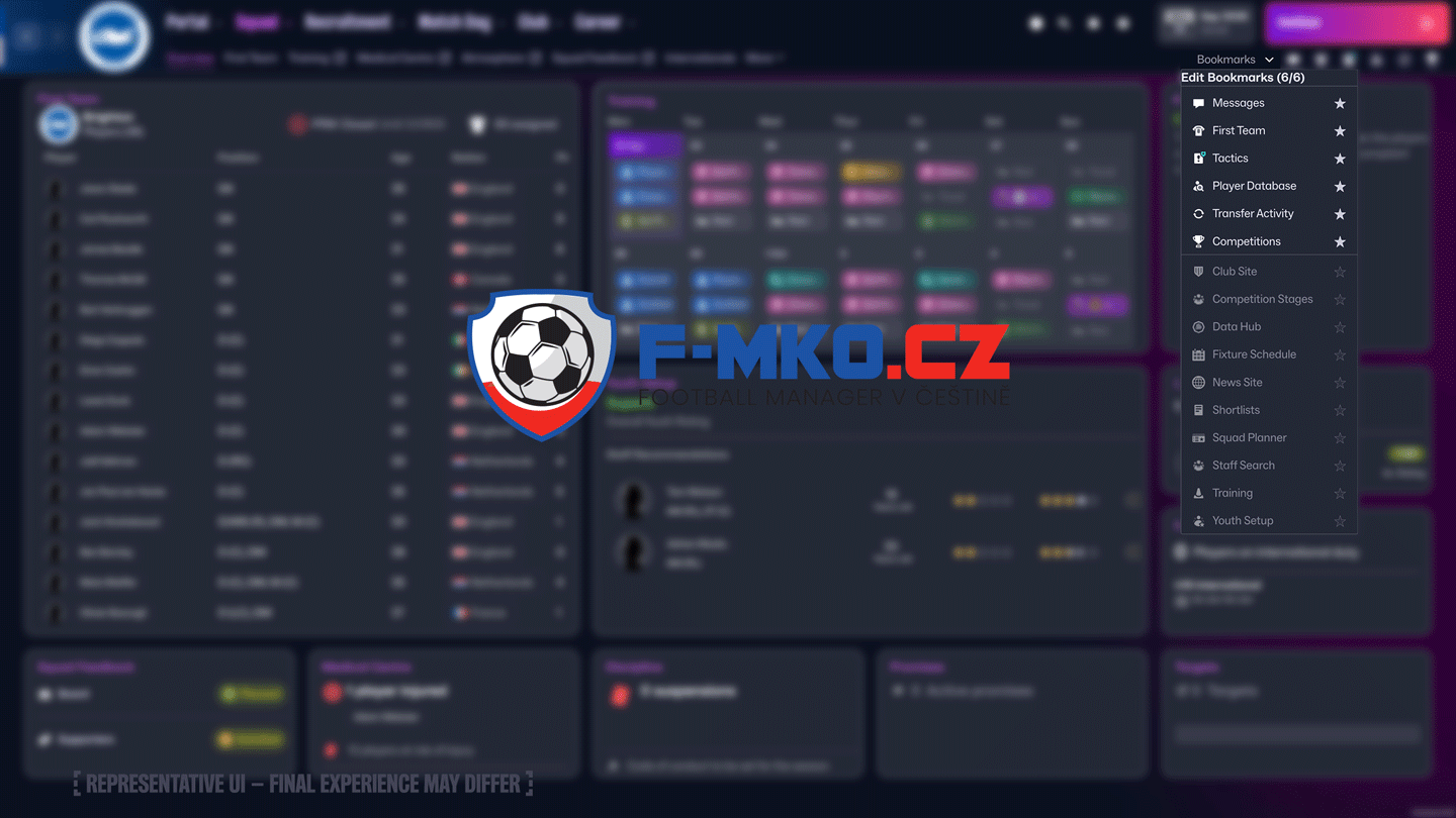 Změňte své záložky, změňte hru-Football-Manager-2026-CZ-FMKO-CZ