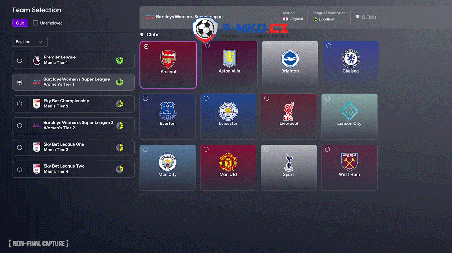 Kde může vaše manažerská kariéra začít Football Manager 2026