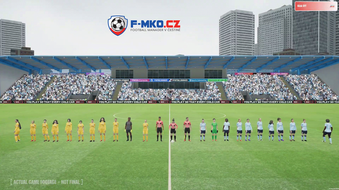 Zápas žen Football Manager 2026 by FMKO.CZ1