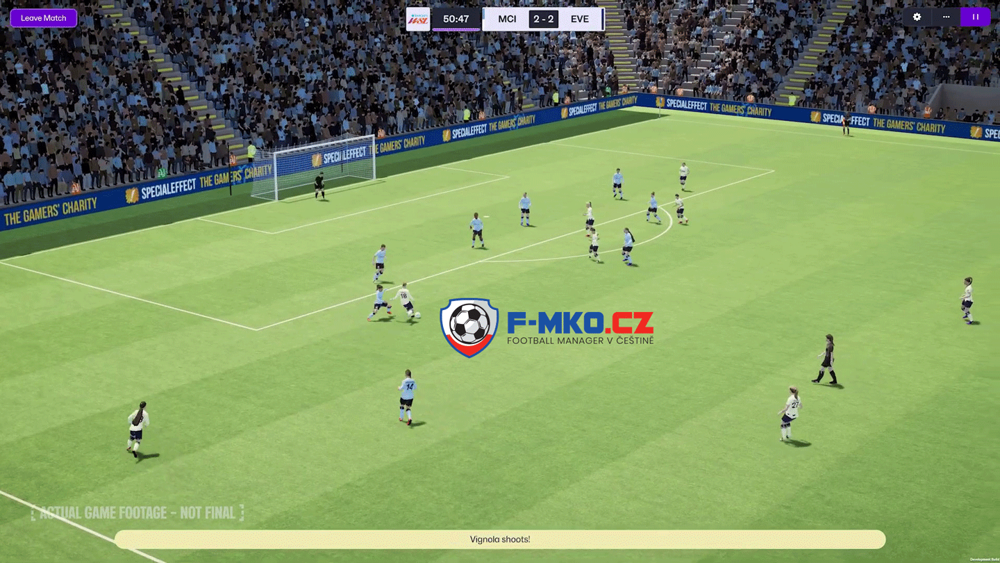 Zápas žen Football Manager 2026 by FMKO.CZ6